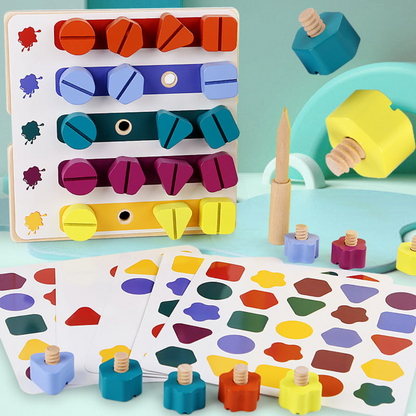 Educational Wooden Color Sorting Toy