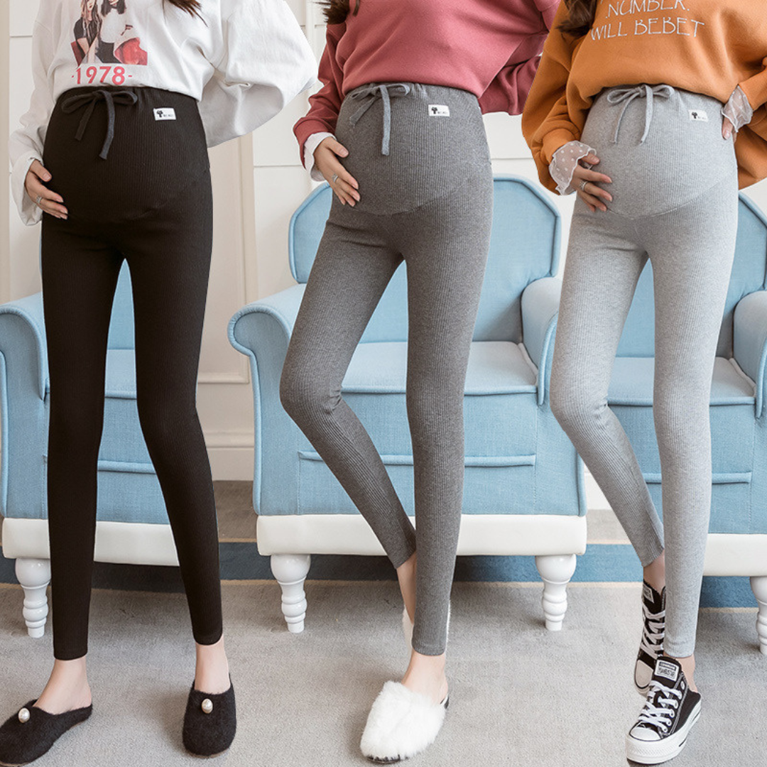 Comfortable Pregnancy Leggings in Sporty Style