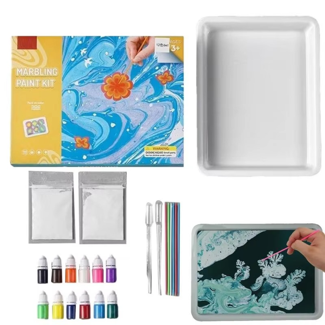 Colorful Art Marbling Paint Kit