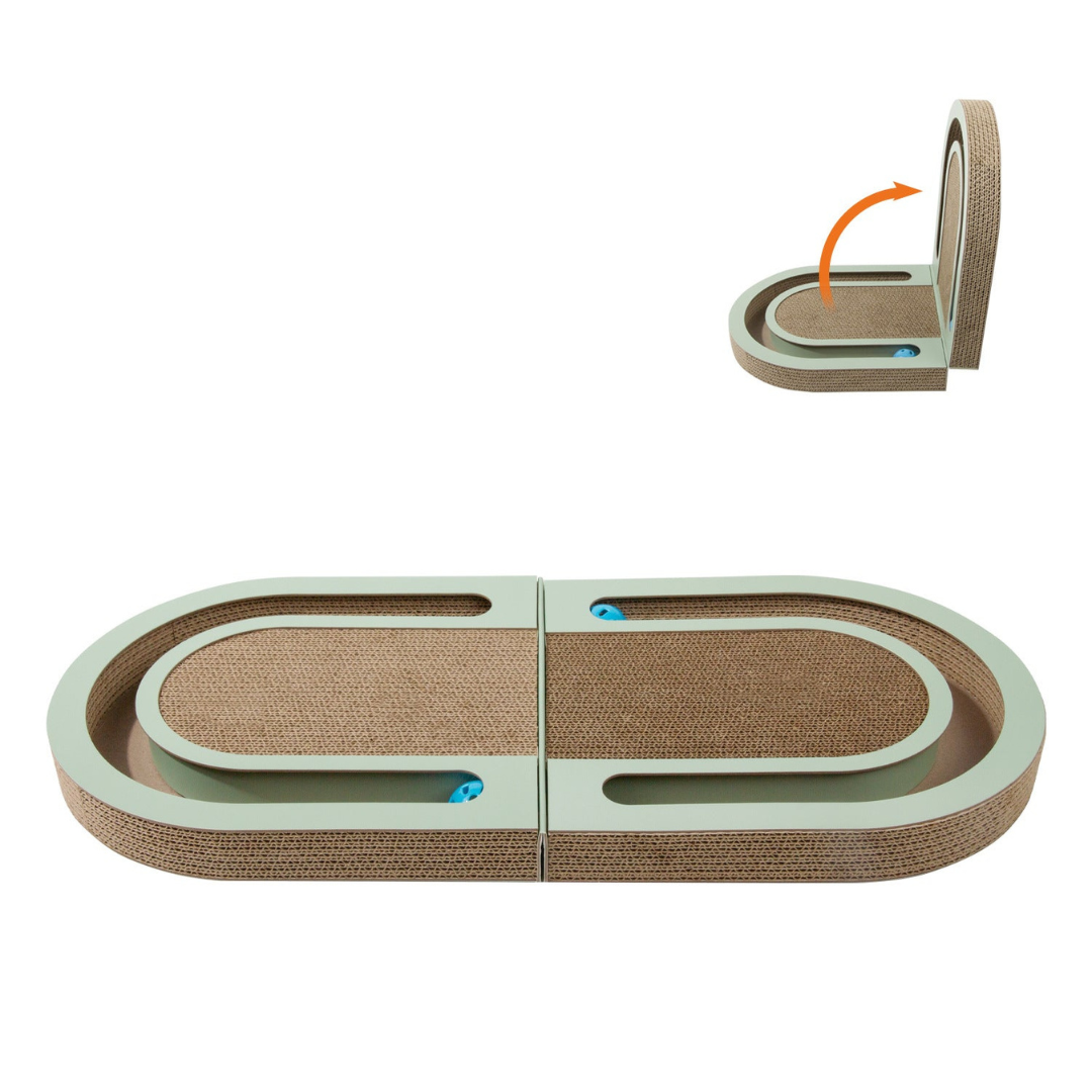 Fun Cardboard Kitty Scratcher Bed
