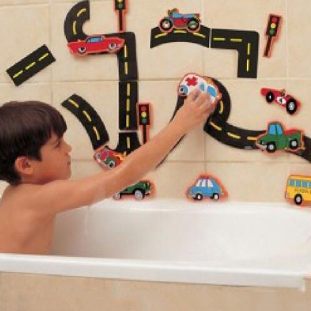 Fun Stick-on Road Car Playset - Befez