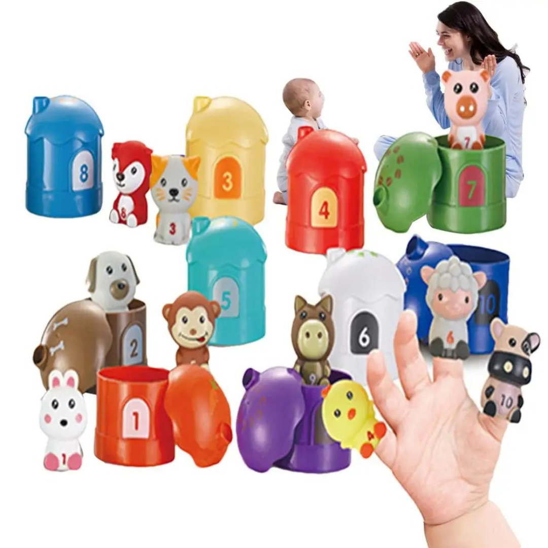 Fun Farm Animal Stacking Toy Set