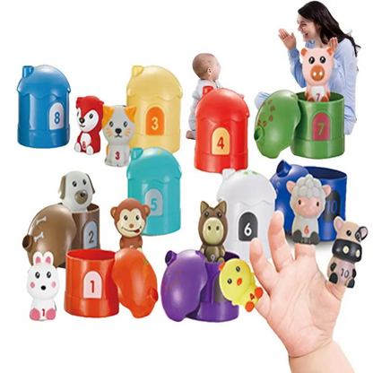 Fun Farm Animal Stacking Toy Set
