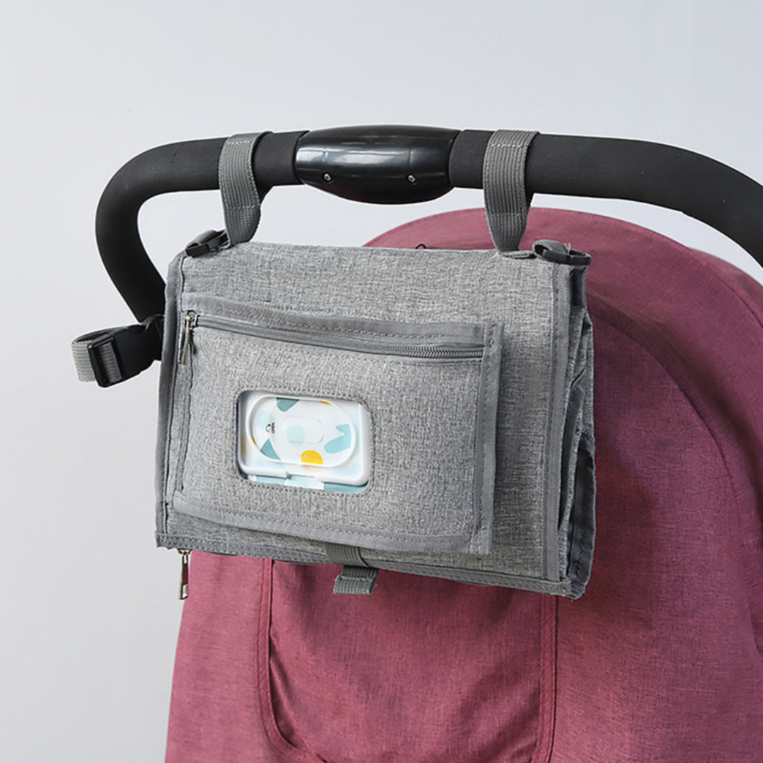Portable Baby Changing Pad with Storage Pockets