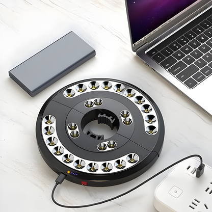 Portable LED Clip On Lamp with Adjustable Brightness