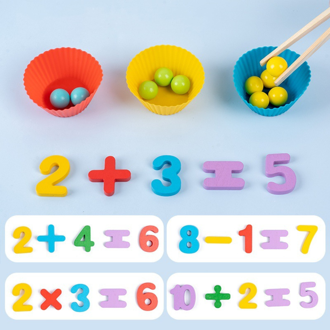 Fun Educational Ball Sorting Toy for Kids to Learn Counting
