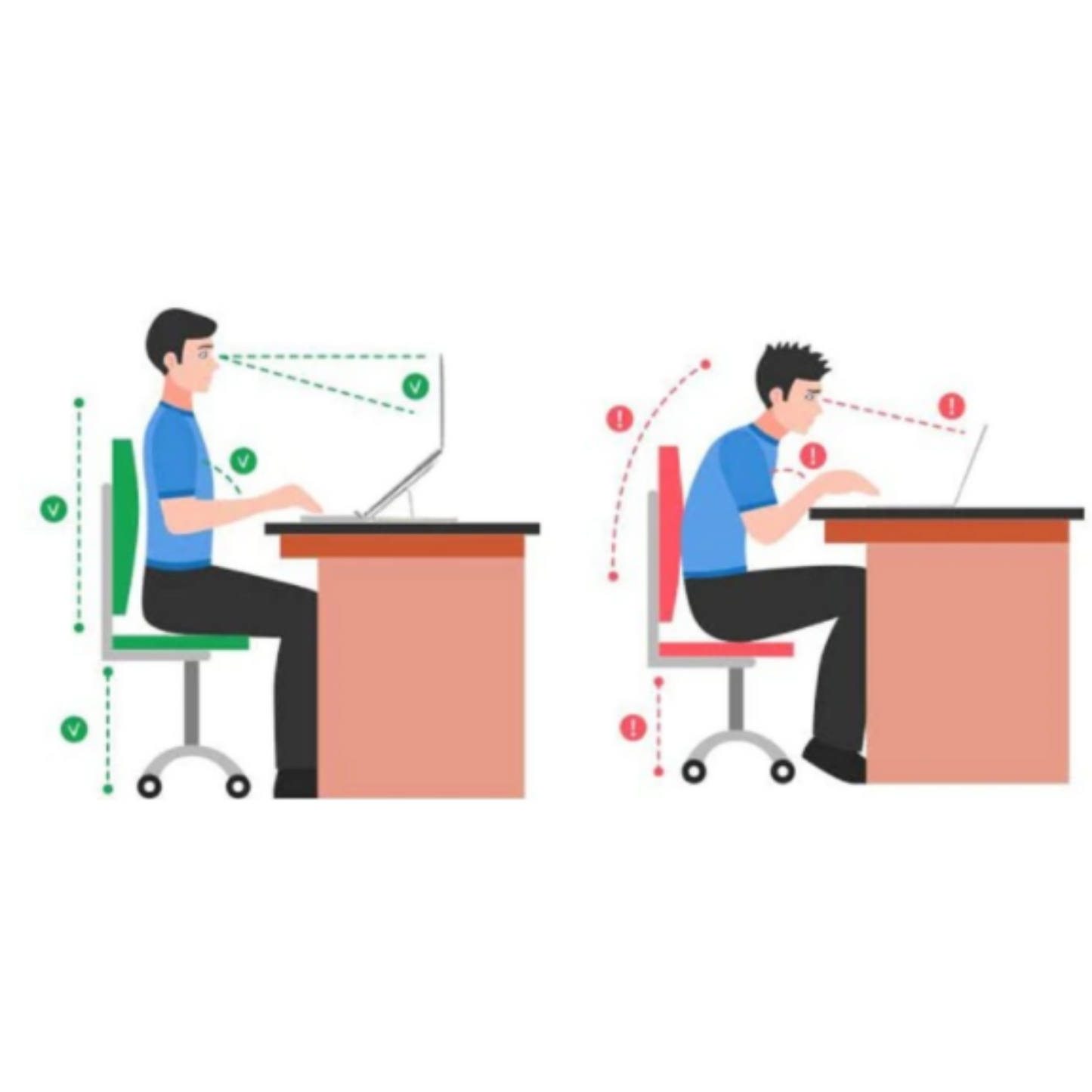 Portable Folding Laptop Desk with 6 Height Settings