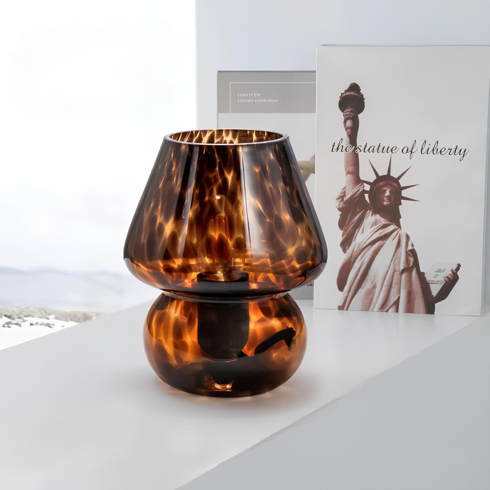 Unique Artisan Glass Table Lamp