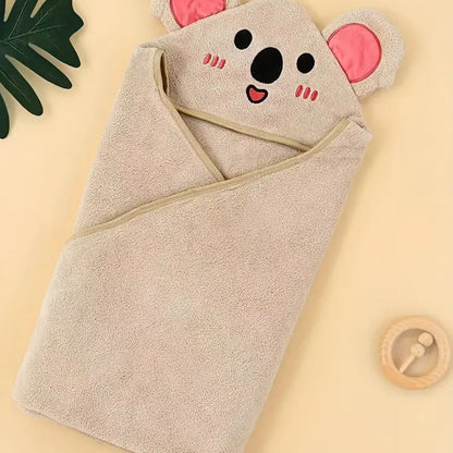 Adorable Baby Animal Hooded Bath Towel