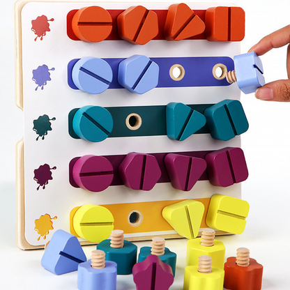 Educational Wooden Color Sorting Toy - Befez