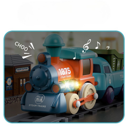 Fun Musical Train Set with Multiple Cars