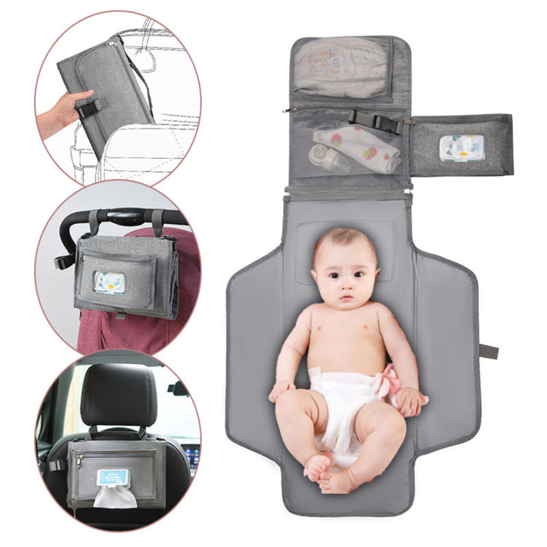 Portable Baby Changing Pad with Storage Pockets - Befez