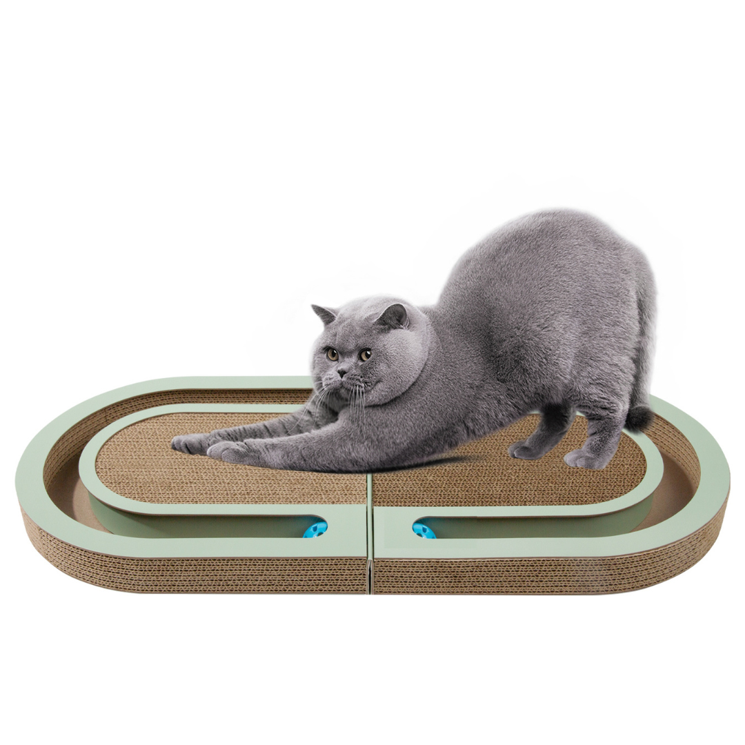 Fun Cardboard Kitty Scratcher Bed