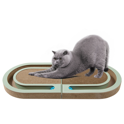 Fun Cardboard Kitty Scratcher Bed