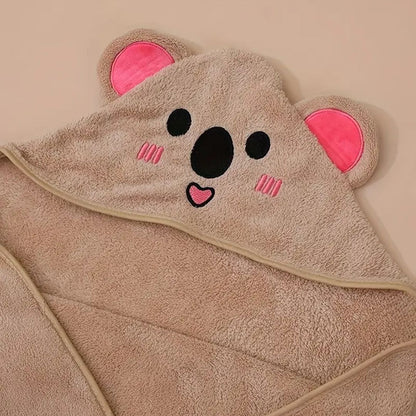 Adorable Baby Animal Hooded Bath Towel