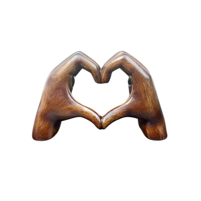 Romantic Heart Resin Figurine
