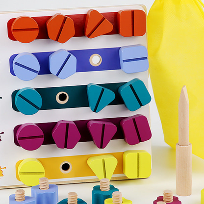 Educational Wooden Color Sorting Toy