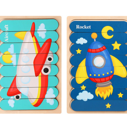 Educational Wood Learning Puzzle