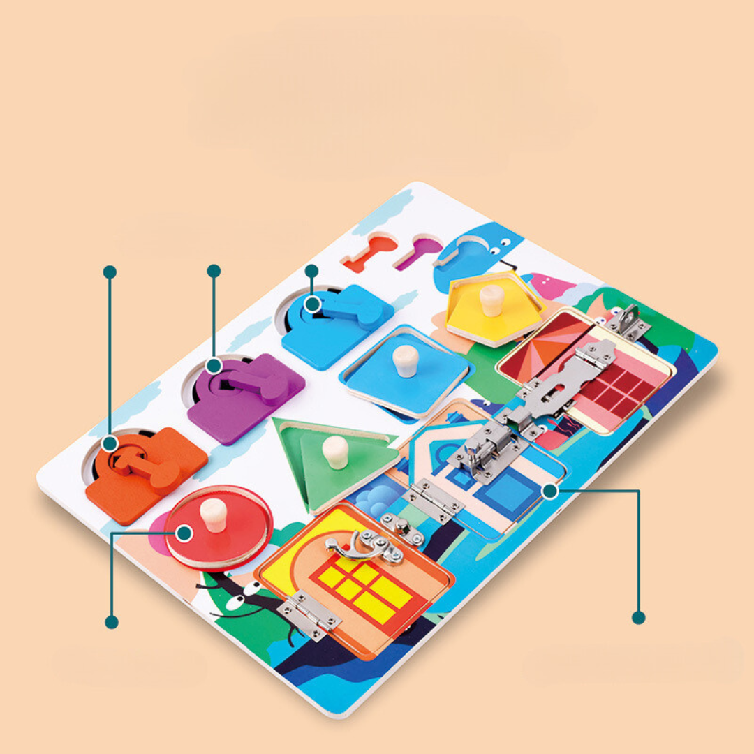 Educational Toy Board with Fun Learning Activities