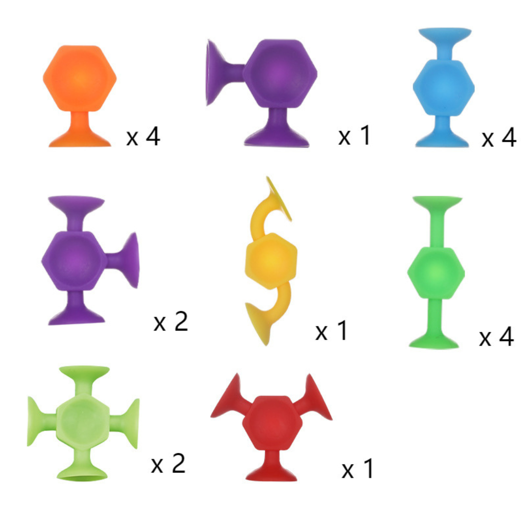 Learning Alphabet Suction Letter Numbers Set