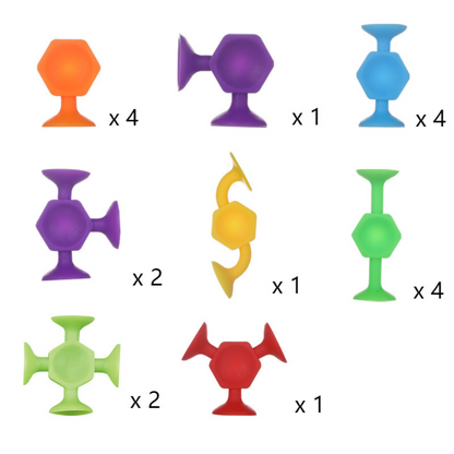 Learning Alphabet Suction Letter Numbers Set