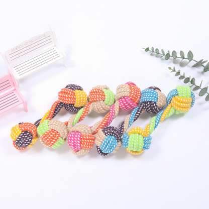 Tough Dog Toy Play Set for Chew and Tug
