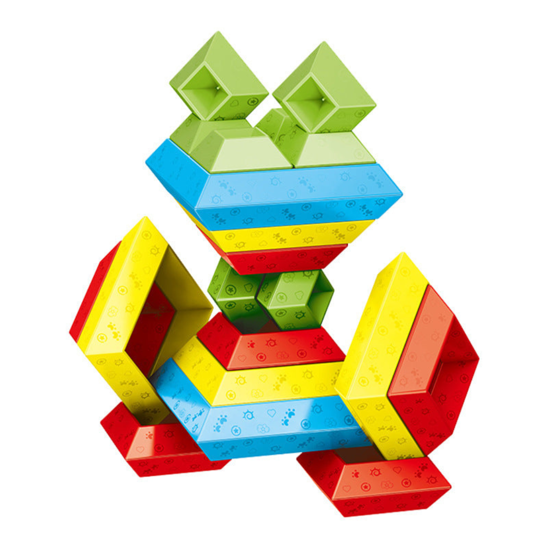 Wooden Stacking Block Learning Toy