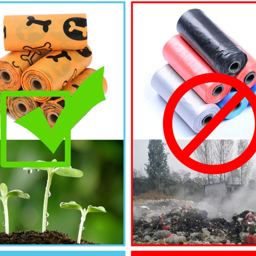 Biodegradable Dog Waste Bags with Easy Dispenser - Befez