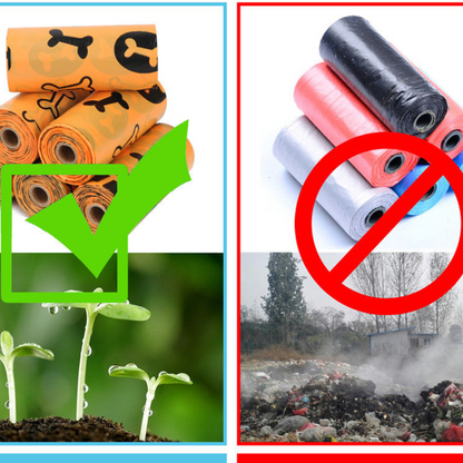 Biodegradable Dog Waste Bags with Easy Dispenser - Befez