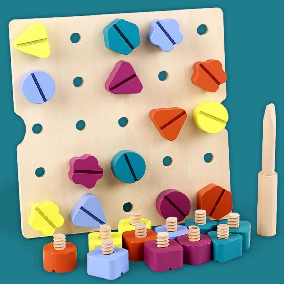 Educational Wooden Color Sorting Toy