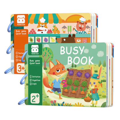 Interactive Kids Learning Activity Book