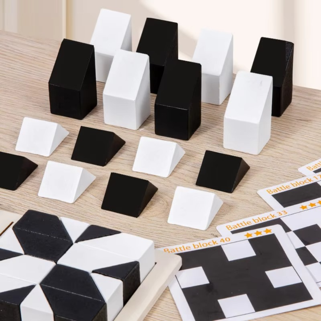 Compact 2-in-1 Brain Teaser Puzzle Game - Befez