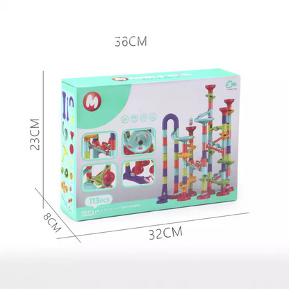 Colorful Marble Run Building Blocks