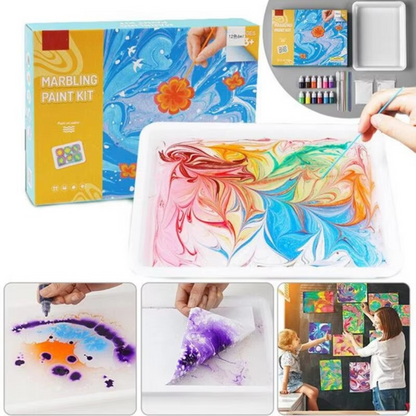 Colorful Art Marbling Paint Kit