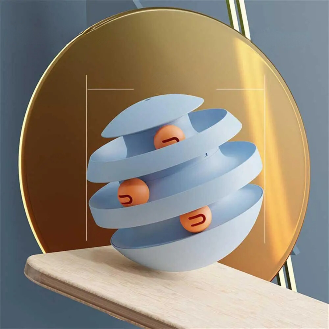 Colorful Interactive Cat Ball Toy