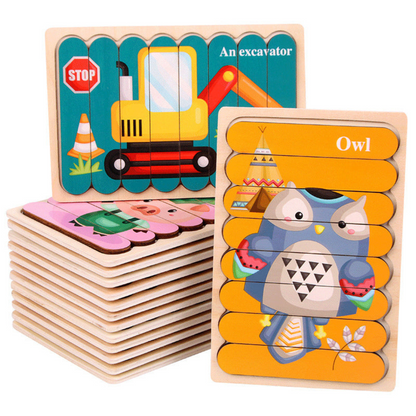 Educational Wood Learning Puzzle