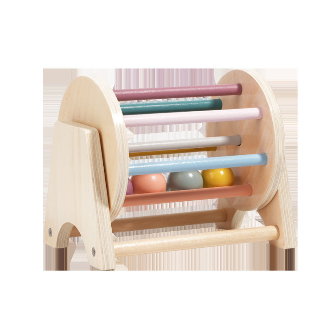 Colorful Wooden Merry Go Round for Kids