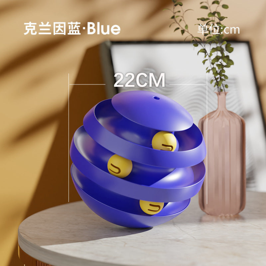 Colorful Interactive Cat Ball Toy