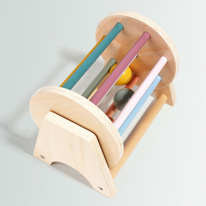Colorful Wooden Merry Go Round for Kids