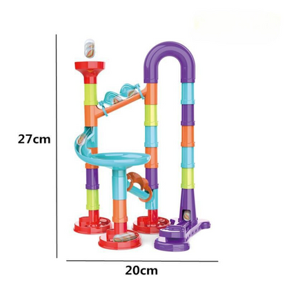 Colorful Marble Run Building Blocks