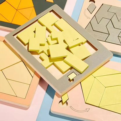 Classic Wooden Brain Teaser Puzzle