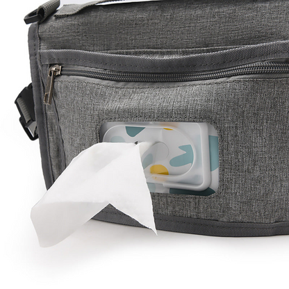 Portable Baby Changing Pad with Storage Pockets