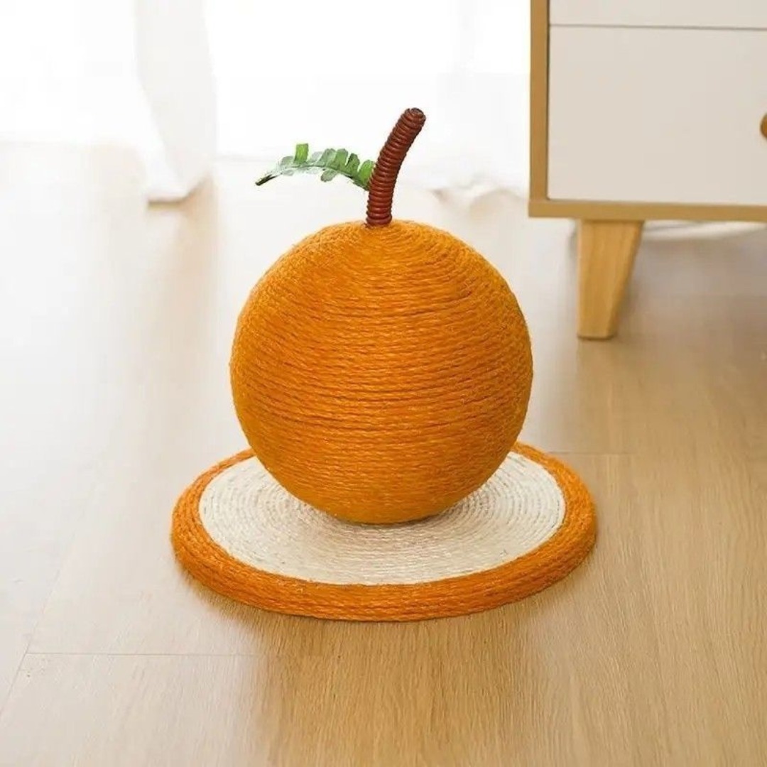 Natural Fiber Cat Scratching Post Toy