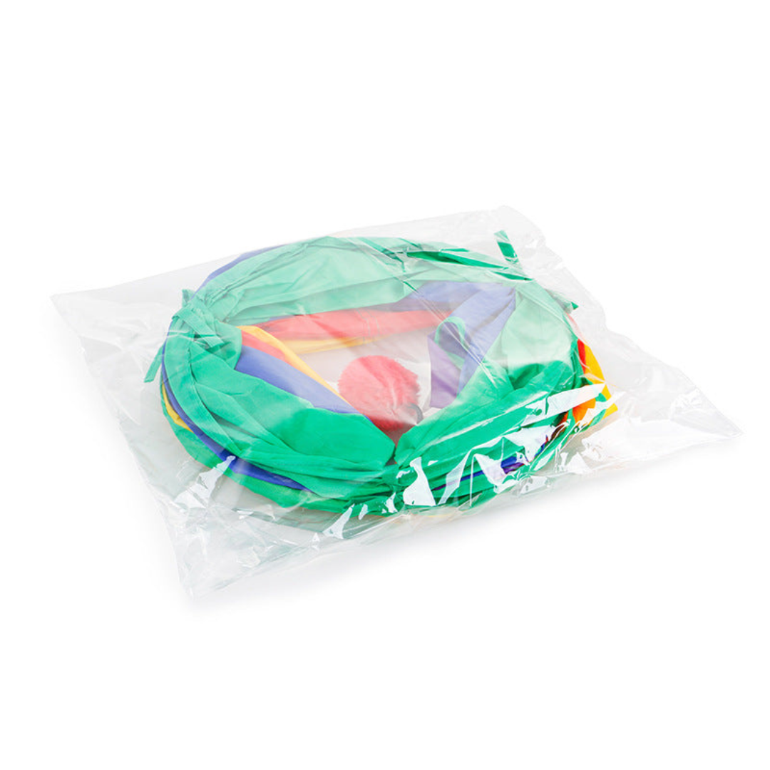 Colorful Kitty Play Tunnel