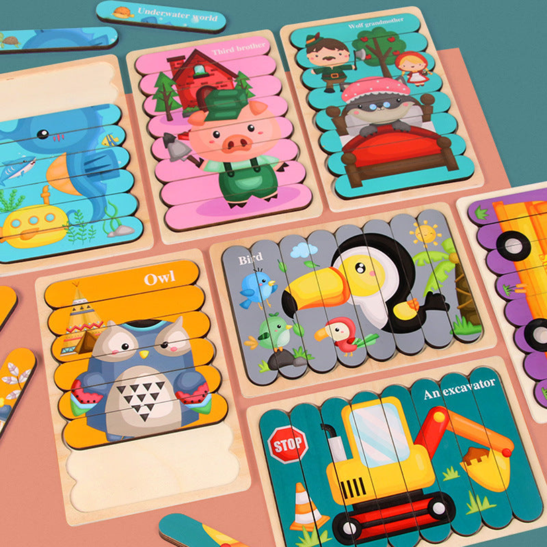 Educational Wood Learning Puzzle