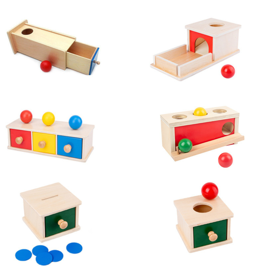 Befez | Wooden Toy Storage Turning Box for Kids