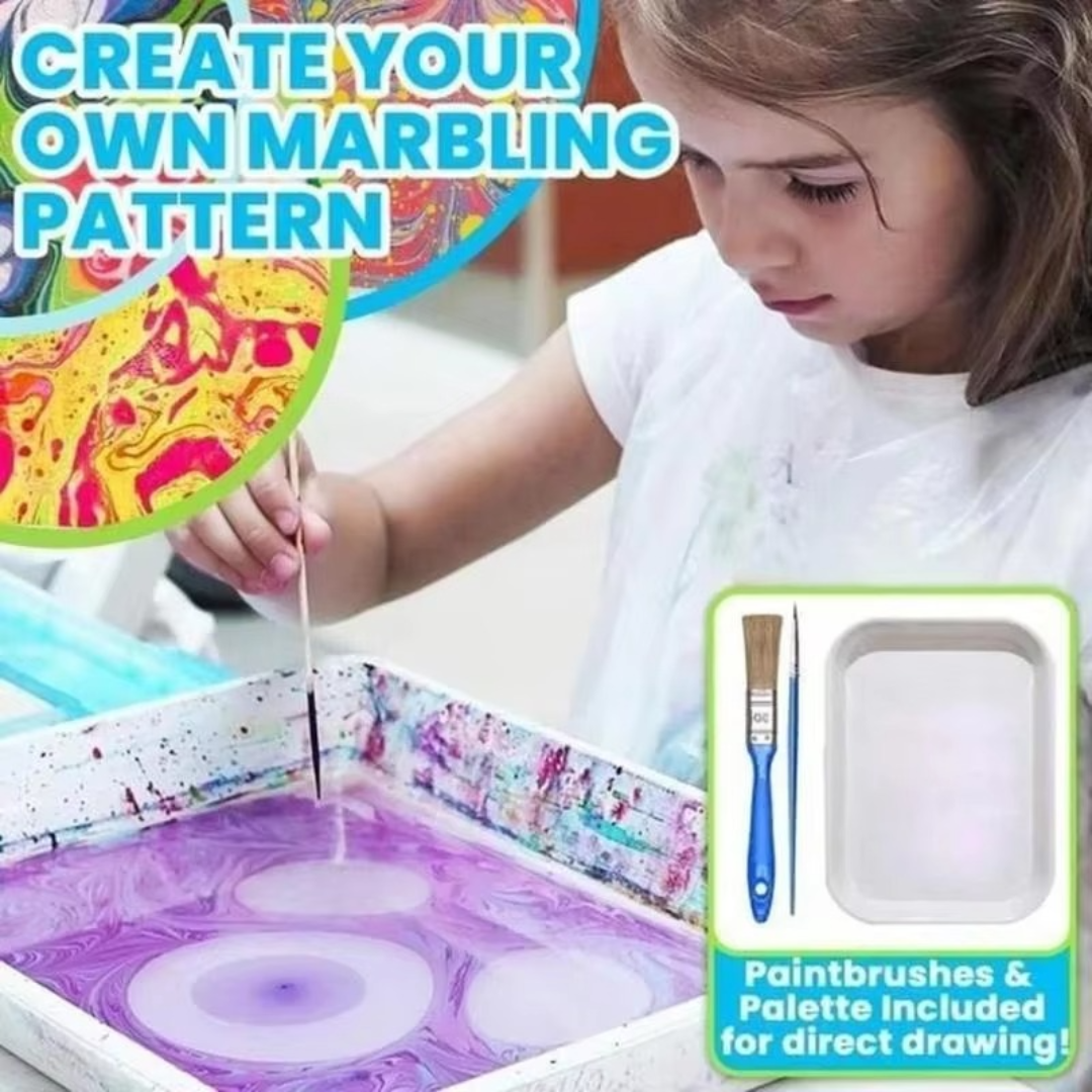 Colorful Art Marbling Paint Kit