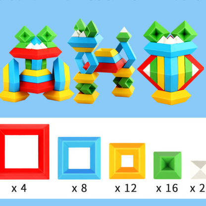 Wooden Stacking Block Learning Toy
