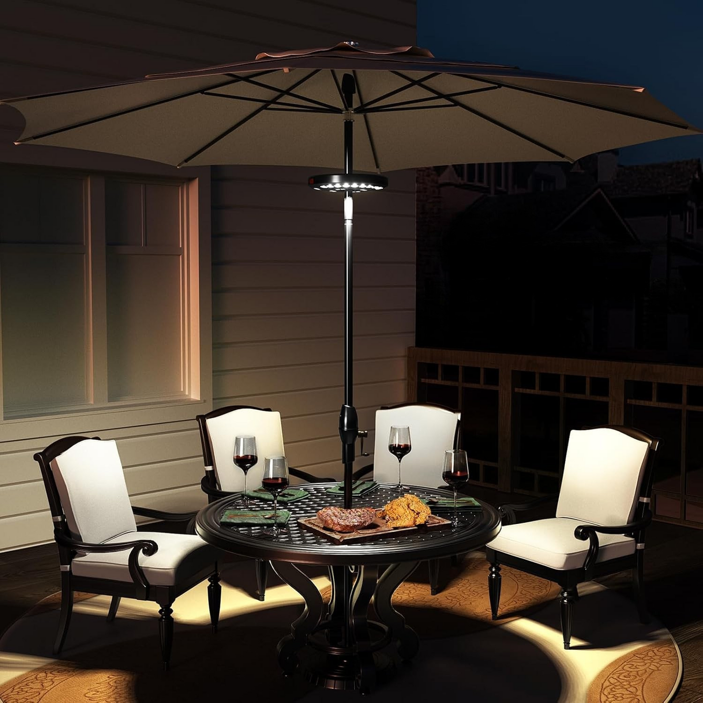 Portable LED Clip On Lamp with Adjustable Brightness