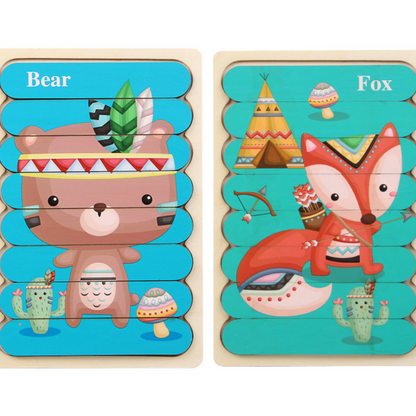Educational Wood Learning Puzzle